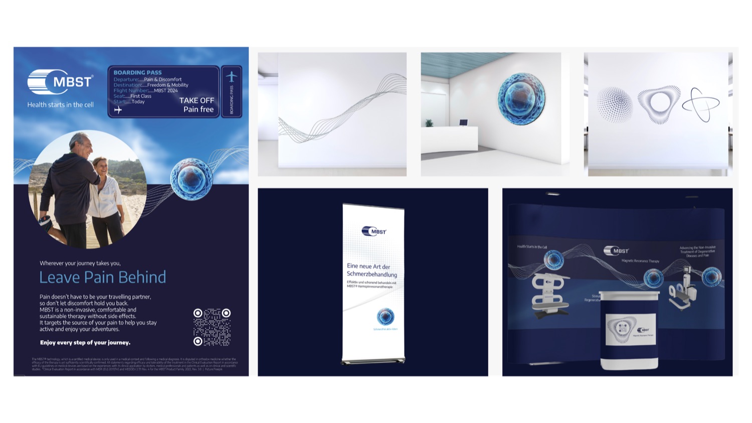 MBST internationale Markenwelt, vom Boarding-Pass bis zum Empfang